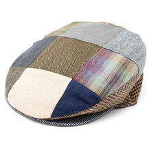 Load image into Gallery viewer, Summer Irish Patchwork Flat Cap