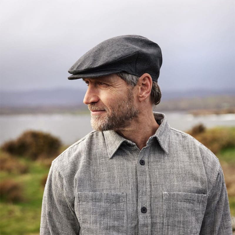 Irish Tweed Hat with Patchwork Design Fast US Delivery