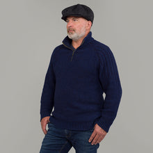 Load image into Gallery viewer, Handcrafted Men's Black Herringbone Newsboy Cap