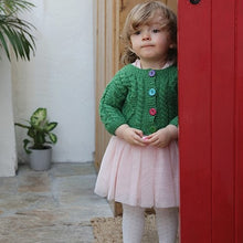Load image into Gallery viewer, Kids Irish Aran Cardigan with Buttons
