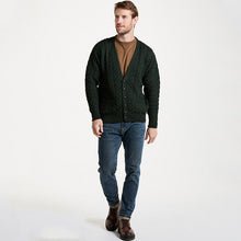 Load image into Gallery viewer, V Neck Irish Men's Cardigan