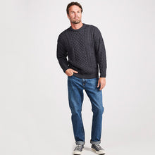 Load image into Gallery viewer, Heavyweight Traditional Aran Sweater