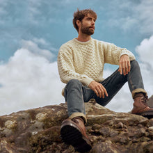 Load image into Gallery viewer, Heavyweight Traditional Aran Sweater