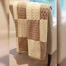 Load image into Gallery viewer, Patchwork Merino Wool Irish Throw