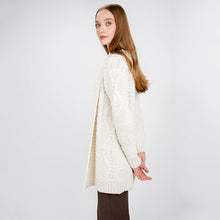 Load image into Gallery viewer, Women's Heavy Knit Open Front Aran Cardigan