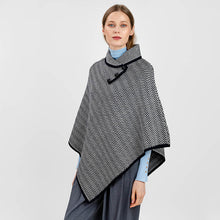 Load image into Gallery viewer, Ladies Herringbone Irish Poncho