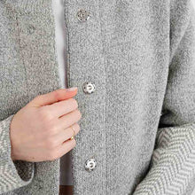 Load image into Gallery viewer, Ladies Irish Herringbone Cardigan