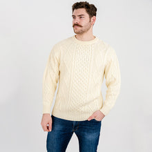 Load image into Gallery viewer, Men's Crew Neck Irish Sweater