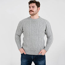 Load image into Gallery viewer, Men's Crew Neck Irish Sweater