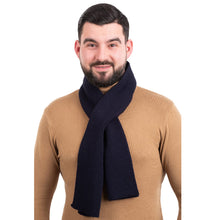 Load image into Gallery viewer, Irish Men's Donegal Grey Wool Scarf