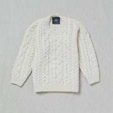 Load image into Gallery viewer, Kids Merino Wool Irish Traditional Sweater