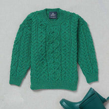 Load image into Gallery viewer, Kids Merino Wool Irish Traditional Sweater
