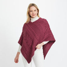 Load image into Gallery viewer, Traditional Irish Women's Supersoft Poncho