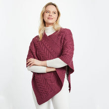 Load image into Gallery viewer, Traditional Irish Women's Supersoft Poncho