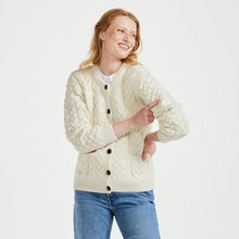 Load image into Gallery viewer, Ladies Merino Lumber Aran Jacket