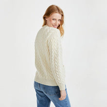 Load image into Gallery viewer, Ladies Merino Lumber Aran Jacket