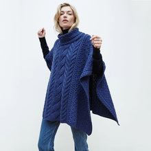 Load image into Gallery viewer, Ladies Aran Heavyweight Poncho