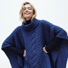 Load image into Gallery viewer, Ladies Aran Heavyweight Poncho