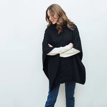 Load image into Gallery viewer, Ladies Aran Heavyweight Poncho