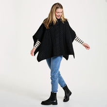 Load image into Gallery viewer, Ladies Aran Heavyweight Poncho