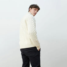 Load image into Gallery viewer, Men's Zipper Irish Sweater