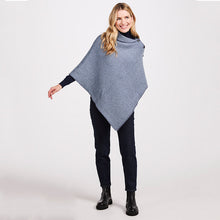 Load image into Gallery viewer, Wool Herringbone Irish Poncho