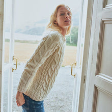 Load image into Gallery viewer, Aran Knit Cable Sweater