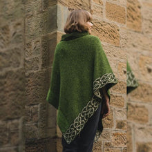 Load image into Gallery viewer, Emerald Green Celtic Ladies Poncho