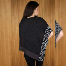 Load image into Gallery viewer, Black Celtic Knot Women's Turtleneck Cape