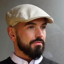 Load image into Gallery viewer, Summer Irish Linen Touring Flat Cap