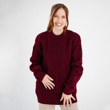 Load image into Gallery viewer, Ladies Traditional Heavyweight Fisherman Sweater