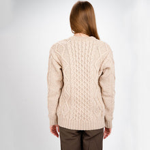 Load image into Gallery viewer, Ladies Traditional Heavyweight Fisherman Sweater