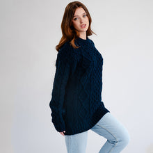 Load image into Gallery viewer, Ladies Traditional Heavyweight Fisherman Sweater