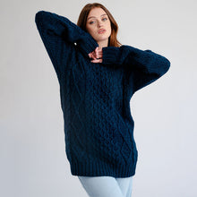 Load image into Gallery viewer, Ladies Traditional Heavyweight Fisherman Sweater