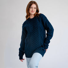 Load image into Gallery viewer, Ladies Traditional Heavyweight Fisherman Sweater