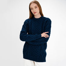 Load image into Gallery viewer, Ladies Traditional Heavyweight Fisherman Sweater