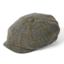Load image into Gallery viewer, Harris Tweed Ireland Newsboy Flat Cap