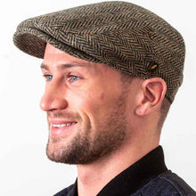 Load image into Gallery viewer, Handcrafted Mens Irish Quilted Flat Cap