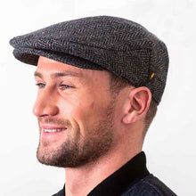 Load image into Gallery viewer, Mens Donegal Tweed Irish Flat Cap