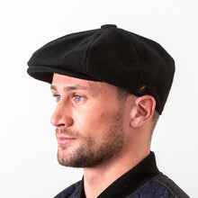 Load image into Gallery viewer, Men's Donegal Tweed 8-panel Flat Cap