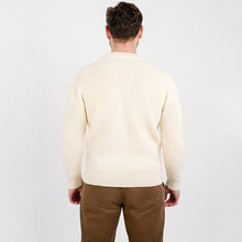 Load image into Gallery viewer, Men's Wool Ribbed Aran Isle Sweater