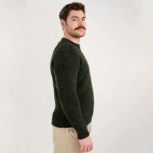 Load image into Gallery viewer, Men's Wool Ribbed Aran Isle Sweater