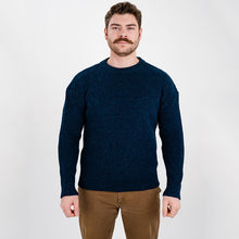 Load image into Gallery viewer, Men's Wool Ribbed Aran Isle Sweater