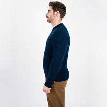 Load image into Gallery viewer, Men's Wool Ribbed Aran Isle Sweater
