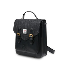 Load image into Gallery viewer, Harris Tweed & Leather Scottish Backpack