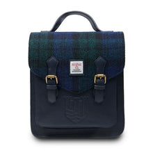 Load image into Gallery viewer, Harris Tweed & Leather Scottish Backpack