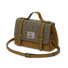 Load image into Gallery viewer, Harris Tweed & Leather Islander Orkney Satchel
