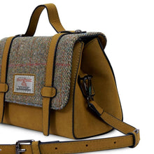 Load image into Gallery viewer, Harris Tweed & Leather Islander Orkney Satchel