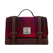 Load image into Gallery viewer, Harris Tweed & Leather Islander Orkney Satchel