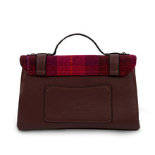 Load image into Gallery viewer, Harris Tweed & Leather Islander Orkney Satchel